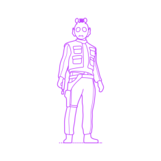 Culture Star Wars Greedo Stencil Svg Vector, Free Vectors File